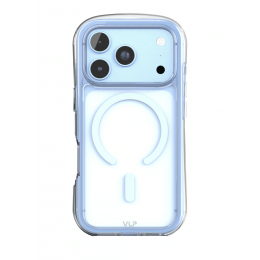 Чехол защитный VLP Bubble Case для iPhone 18 Pro Max, голубой
